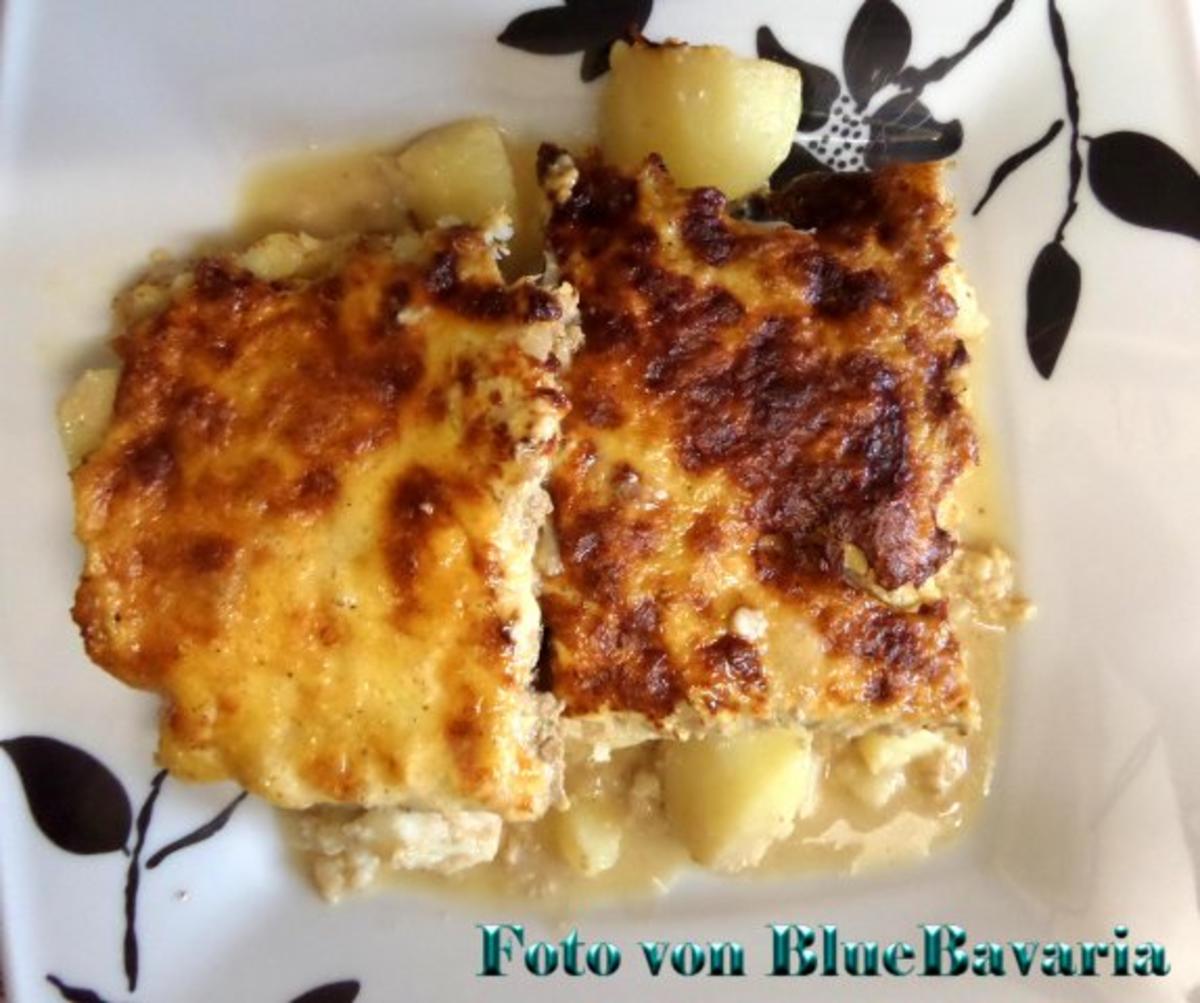 Bilder für Aufläufe: Blumenkohlauflauf mit Hackfleisch und Kartoffeln - Rezept