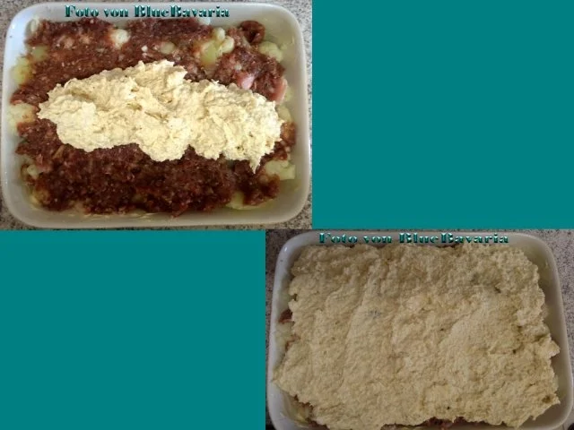 Rezept: Aufläufe: Blumenkohlauflauf mit Hackfleisch und Kartoffeln Bild Nr. 4 Aufläufe: Blumenkohlauflauf mit Hackfleisch und Kartoffeln - Rezept - Bild Nr. 4