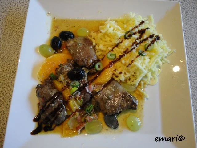 fruchtige Hühner Leber & Press Kartoffeln - Rezept - Bild Nr. 2