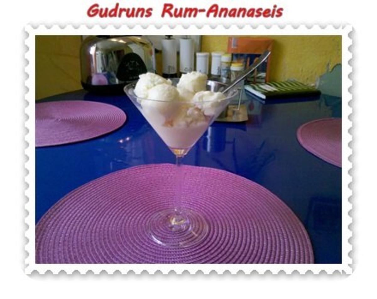 Eis: Rum-Ananaseis - Rezept