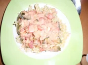 Nudeln mit Zucchini - Schafskäse - Sauce - Rezept