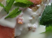 Rezept: Mit Lachs gefüllte Scholle Mit Lachs gefüllte Scholle - Rezept