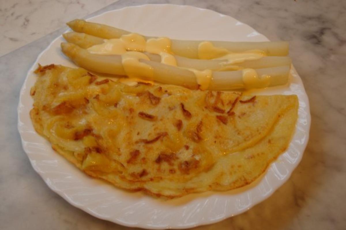 Bilder für Spargel mit Badischen Crepes - Rezept