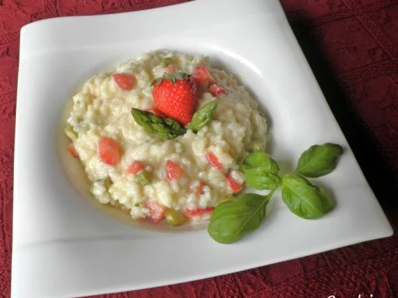 Spargel - Risotto mit Erdbeeren ... - Rezept - Bild Nr. 3