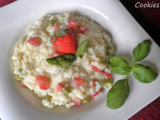 Spargel - Risotto mit Erdbeeren ... - Rezept - Bild Nr. 2