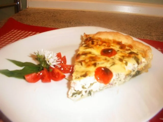 Rezept: Bärlauch-Quiche Bild Nr. 2 Bärlauch-Quiche - Rezept - Bild Nr. 2