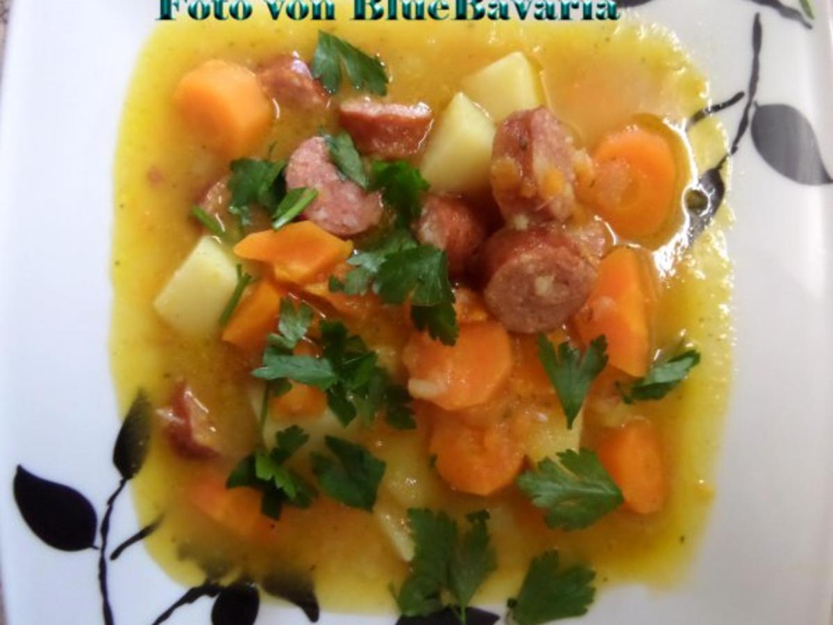 Eintöpfe: Kartoffel-Möhren-Eintopf mit Mettenden - Rezept - kochbar.de