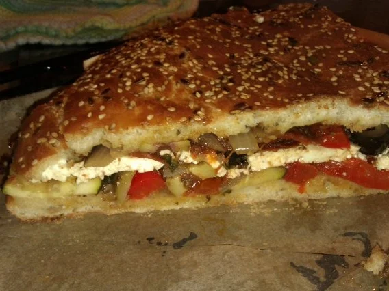 Mediterranes Fladenbrot - Rezept