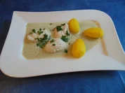 Kochen:Zanderklösschen mit Grüner Soße und Safrankartoffeln - Rezept