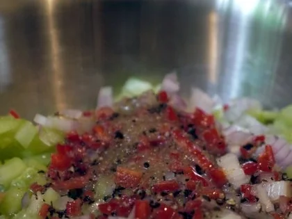 Büffelmozzarella mit Mango-Gurken-Salsa - Rezept - Bild Nr. 7