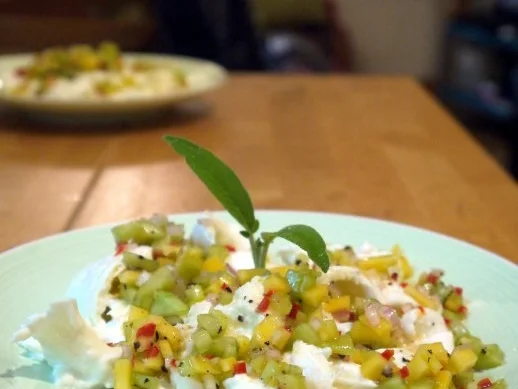 Büffelmozzarella mit Mango-Gurken-Salsa - Rezept - Bild Nr. 10
