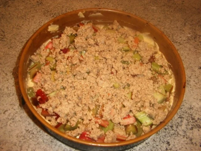 Rezept: Rhabarberkuchen mit Mandelstreuseln Bild Nr. 6 Rhabarberkuchen mit Mandelstreuseln - Rezept - Bild Nr. 6