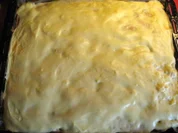 Rhabarberkuchen mit Vanille - Schmand - Guss - Rezept