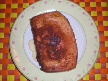 Rezept: Gefüllter Leberkäse Gefüllter Leberkäse - Rezept