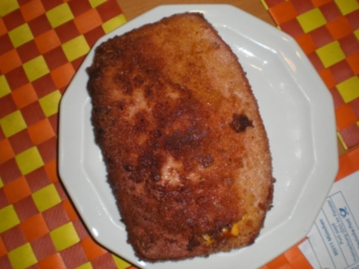 Gefüllter  Leberkäse - Rezept