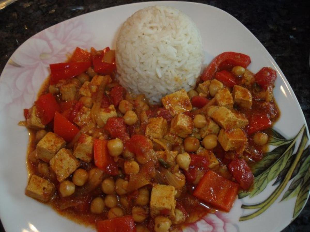 Bilder für Jalfrezi-Curry mit Tofu und Gemüse - Rezept