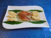 Kochen: Rotbarbenfilet an Bärlauchsoße und Gnocchi - Rezept