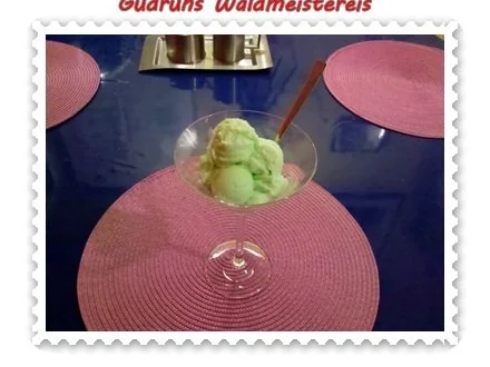 Eis: Waldmeistereis - Rezept