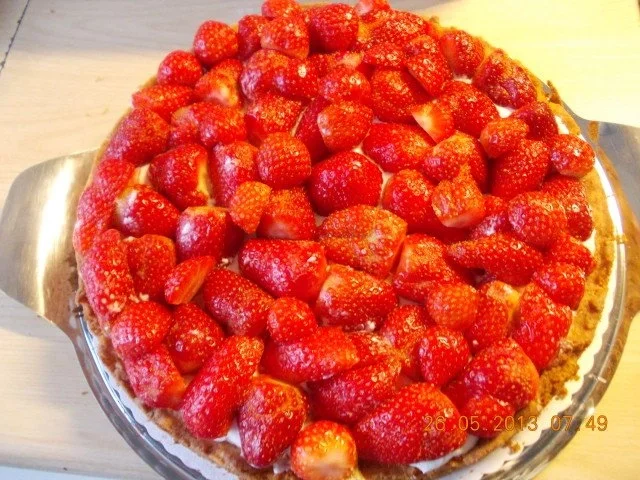 Rezept: Leckeren Erdbeerkuchen Bild Nr. 2 Leckeren Erdbeerkuchen - Rezept - Bild Nr. 2