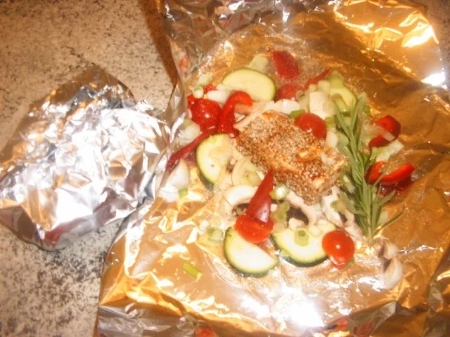 Rezept: Feta im Sesammantel Bild Nr. 5 Feta im Sesammantel - Rezept - Bild Nr. 5