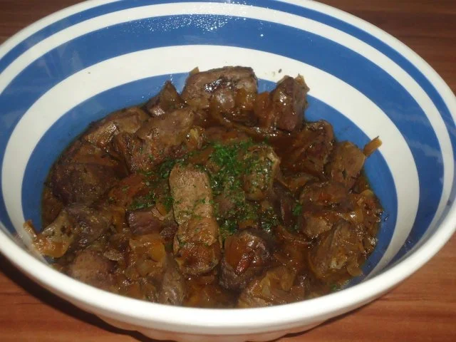 Rinderleber mit Sherryglasur - Rezept