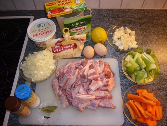 Rezept: Lamm Frikassee Bild Nr. 3 Lamm Frikassee - Rezept - Bild Nr. 3