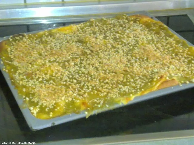 Rezept: Rhabarberkuchen mit Vanillecreme Bild Nr. 2 Rhabarberkuchen mit Vanillecreme - Rezept - Bild Nr. 2