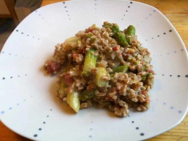 Rezept: Zitronen-Risotto mit grünem Spargel Bild Nr. 4 Zitronen-Risotto mit grünem Spargel - Rezept - Bild Nr. 4