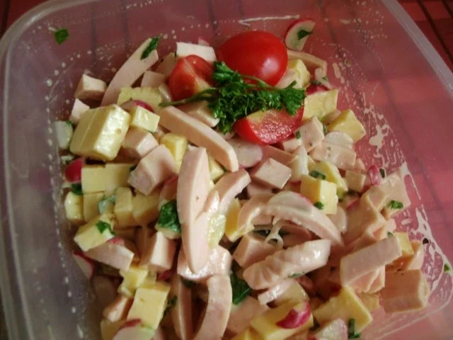 Radieschen - Käse - Wurstsalat - Rezept - Bild Nr. 6