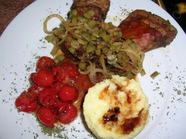 Geschmorte Schweinerippchen mit Currygurken - Rezept - Bild Nr. 5