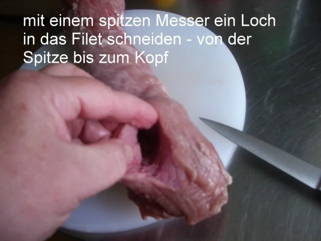 Gefülltes Schweinefilet im Speckmantel - Rezept - Bild Nr. 6