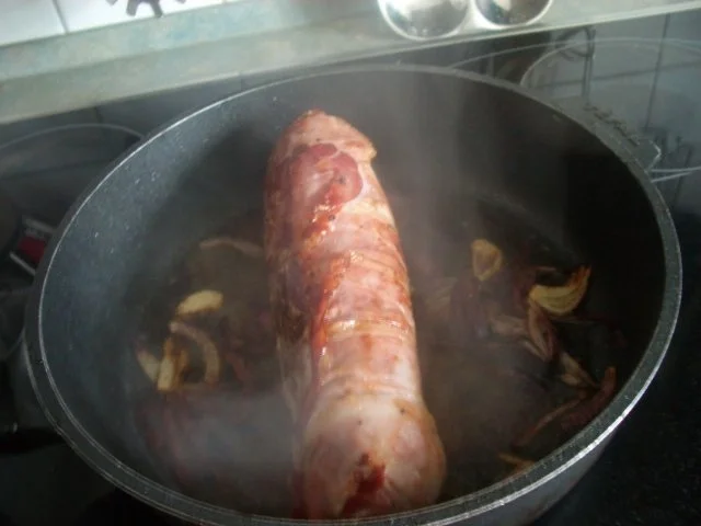 Gefülltes Schweinefilet im Speckmantel - Rezept - Bild Nr. 14