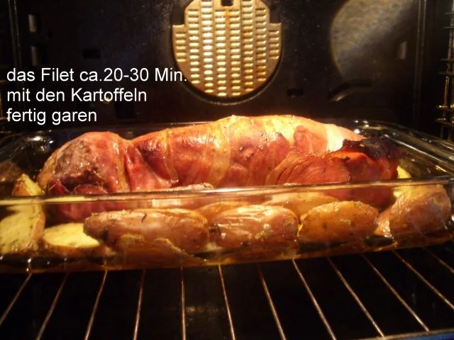 Gefülltes Schweinefilet im Speckmantel - Rezept - Bild Nr. 19