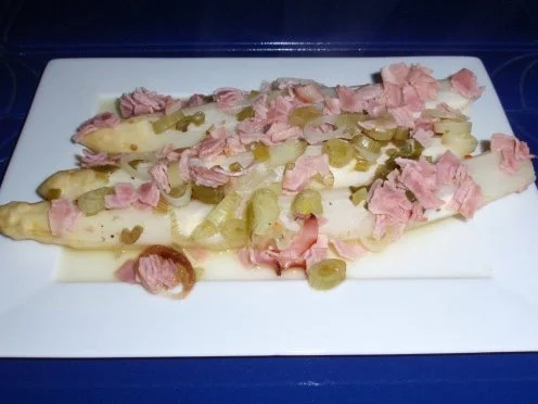 Spargel aus dem Ofen mit Schinken und Lauchzwiebeln - Rezept - Bild Nr. 8