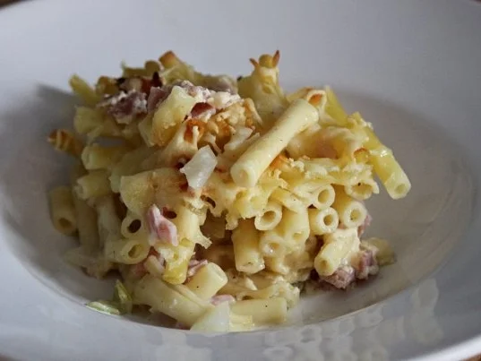 Makkaroni-Auflauf mit Schinken - Rezept