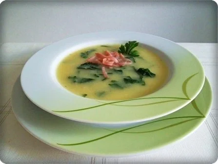Kohlrabicremesuppe  mit Schinkenstreifen - Rezept - Bild Nr. 21