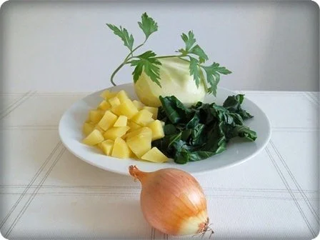 Kohlrabicremesuppe  mit Schinkenstreifen - Rezept - Bild Nr. 5