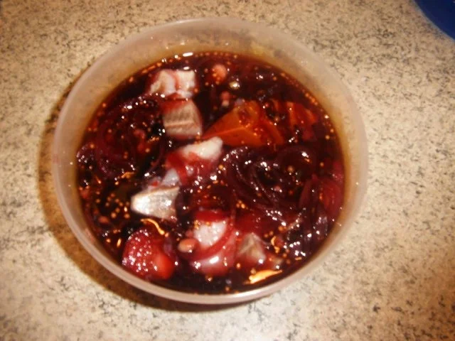 Rezept: Rotwein-Matjes Bild Nr. 5 Rotwein-Matjes - Rezept - Bild Nr. 5