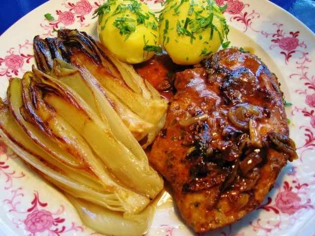 Chicoree gebraten ... - Rezept - Bild Nr. 3