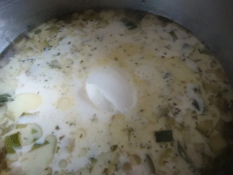 Zucchinicreme Süppchen mit "Kresse & Sonnenblumenkernen Topping" und Cräcker - Rezept - Bild Nr. 11