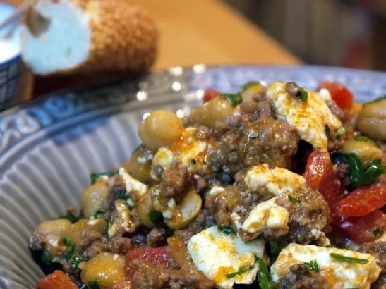 Orientalische Hackpfanne - Rezept