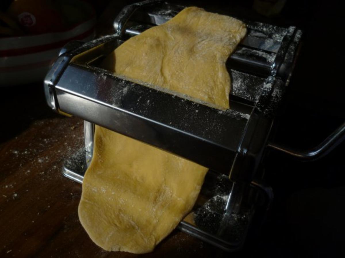 Pasta mit grünen Spargel und Räucherlachs - Rezept - Bild Nr. 2