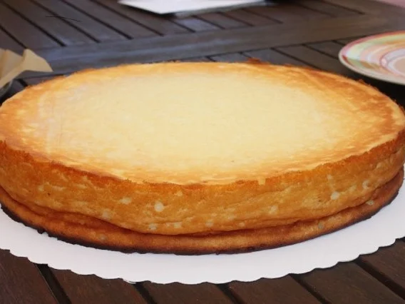 Käsekuchen ohne Boden - Rezept