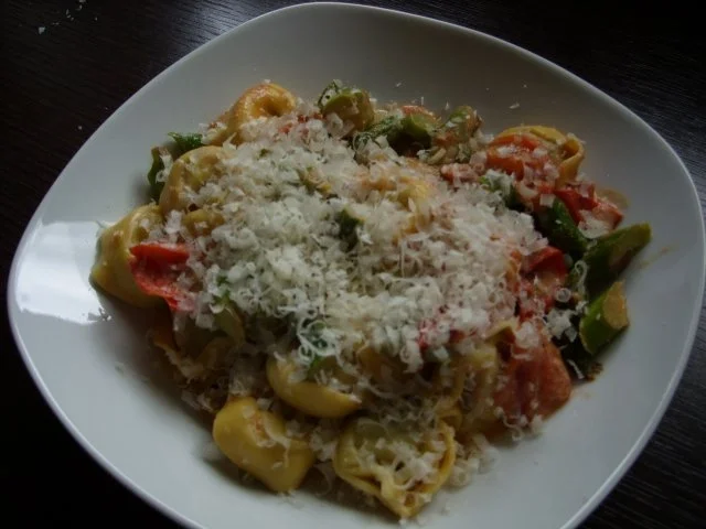 Tortellini mit grünem Spargel - Rezept