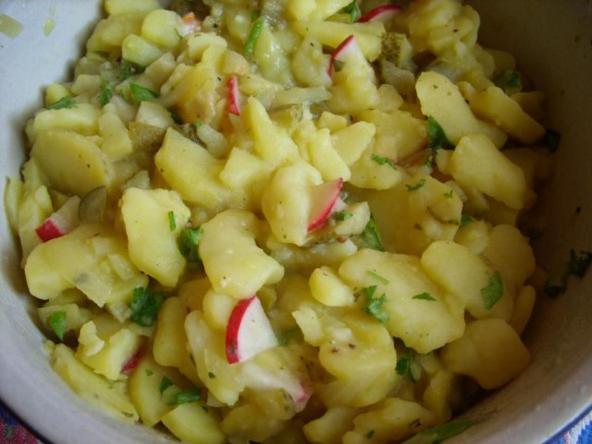 Kartoffelsalat ohne Majo - Rezept mit Bild - kochbar.de