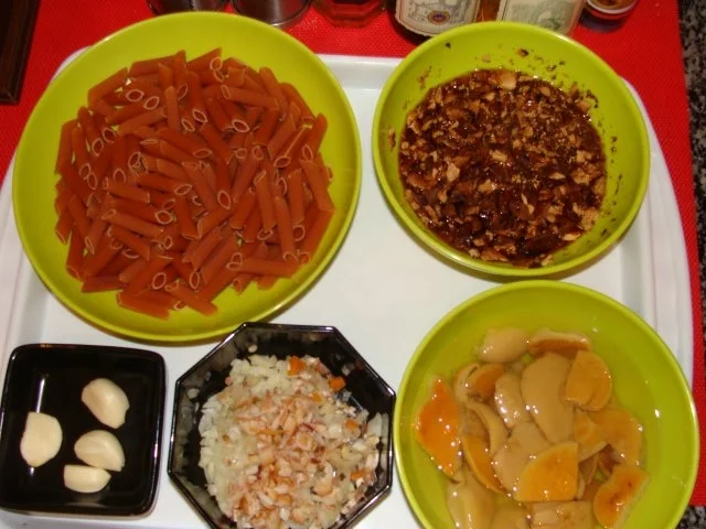 Nudeln : Penne con Chili in Steinpilzsoße - Rezept - Bild Nr. 2