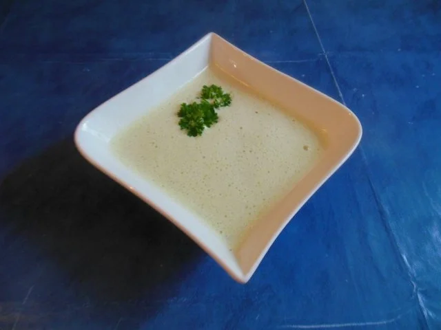 Suppe: Zuckererbsensuppe - Rezept