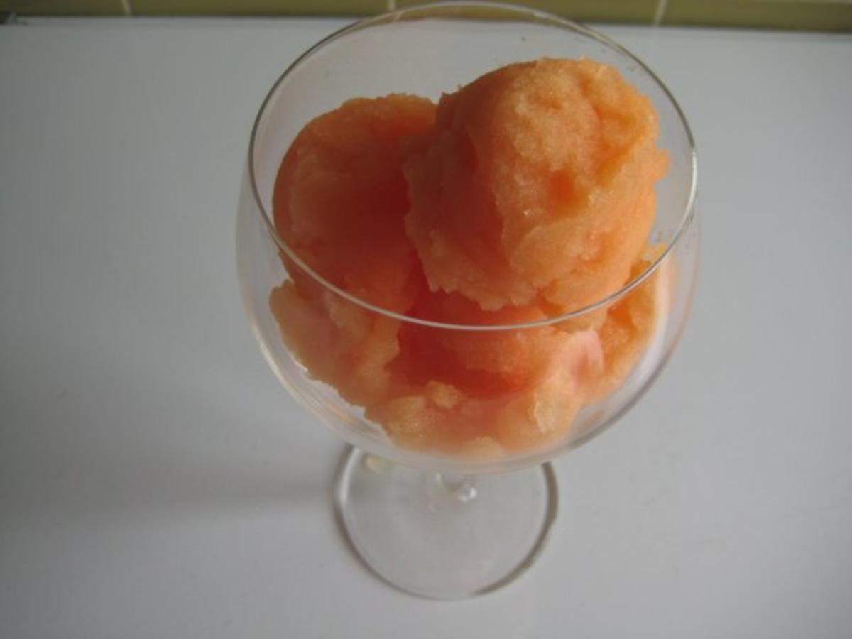 Orangen Campari Sorbet - Rezept - Bild Nr. 2