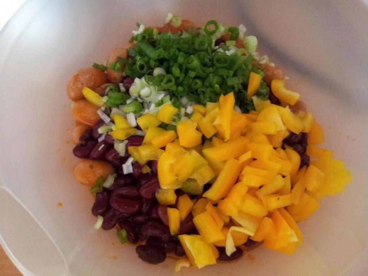 Salat von weißen Riesen-und Kidneybohnen - Rezept - Bild Nr. 4