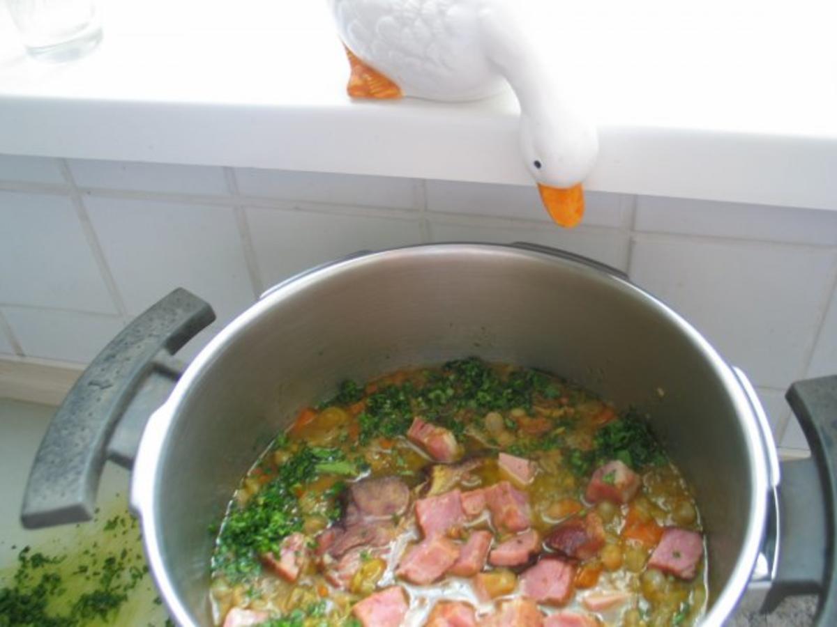 Suppen + Eintöpfe: Restlicher Erbseneintopf - Rezept - Bild Nr. 2